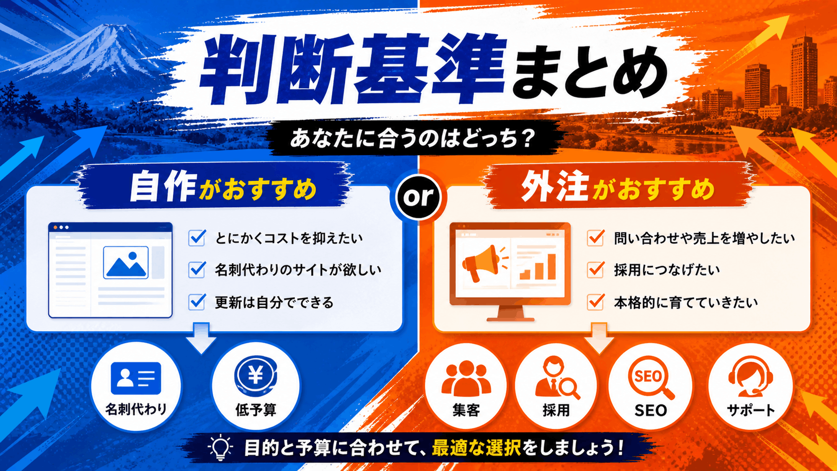 迷ったときの判断基準まとめ